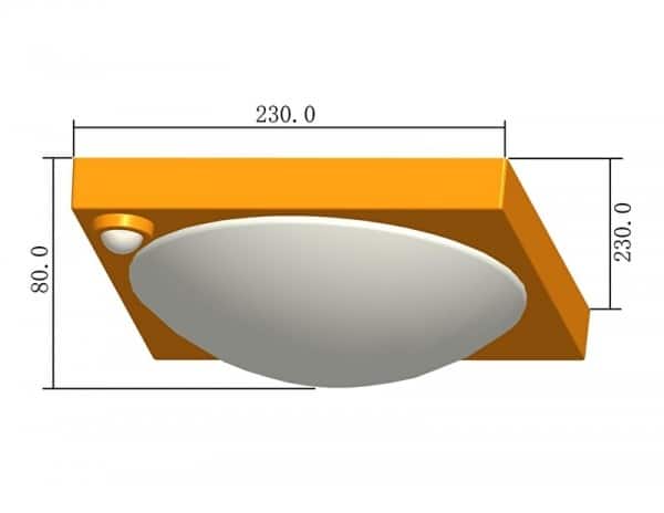 LED plafonniere met bewegingssensor - Type 70A (3 maanden garantie) - Afbeelding 5