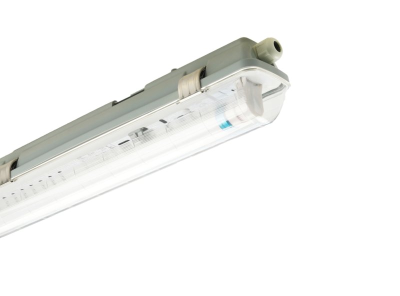 mesh Inferieur Industrieel Waterdicht LED TL armatuur 120cm (enkel) - Lichtpartner