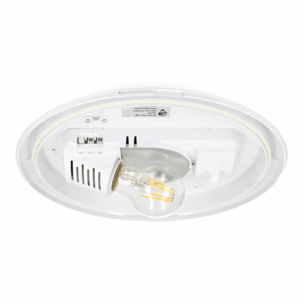 E27 Plafonniere met bewegingssensor inclusief gratis LED lamp Type 2